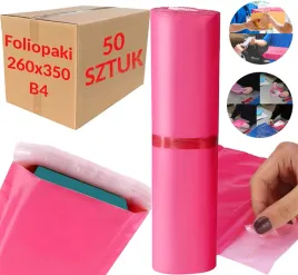 foliopaki-kurierskie-b4-260x350-mm-rozowe-foliopak-do-pakowania-50-szt