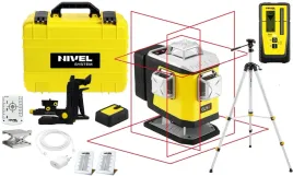 nivel-system-cl5r-laser-krzyzowy-czerwony-30m-spadki-4percent-statyw-czujnik