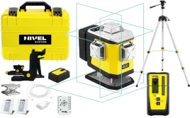 nivel-system-cl5b-laser-krzyzowy-niebieski-30m-bt-4x360-czujnik-statyw