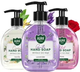 mydla-w-plynie-do-rak-z-dozownikiem-aura-care-waniliowe-roza-lawenda-900-ml