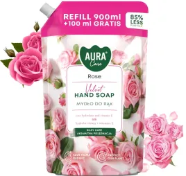 aura-mydlo-nawilzajace-care-w-plynie-do-rak-zapas-roza-witamina-e-1000-ml
