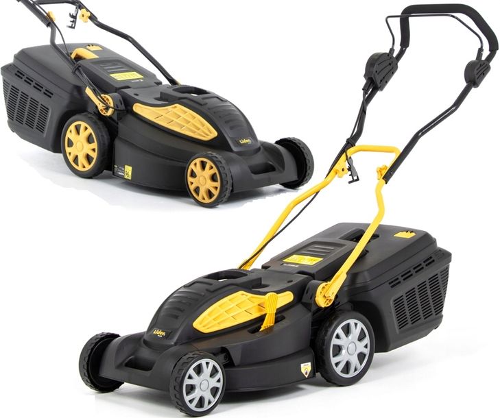 LIDER MOCNA DUŻA SZEROKA KOSIARKA ELEKTRYCZNA DO TRAWY 1800W 42cm KOSZ 50L
