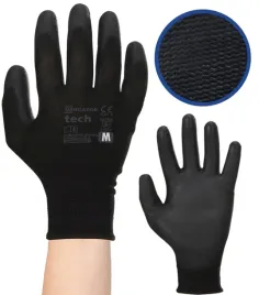 rekawice-robocze-warsztatowe-elastyczne-mocne-mercator-black-pu-roz-m