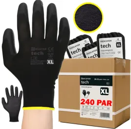 rekawice-robocze-tech-mercator-black-czarne-poliur-lekkie-r-xl-240-par