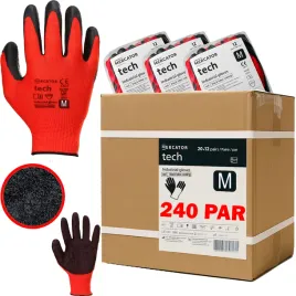 rekawice-robocze-warsztatowe-elastyczne-mocne-mercator-red-lateks-m-240-par