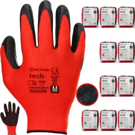 rekawice-robocze-warsztatowe-elastyczne-mocne-mercator-red-lateks-r-m-x120