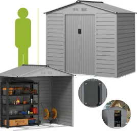 garaz-ogrodowy-stalowy-domek-szary-schowek-na-narzedzia-213x131-cm-243-m2