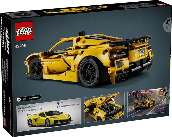 lego-technic-chevrolet-corvette-stingray-42205-stan-opakowania-oryginalne