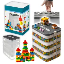 pudelko-na-klocki-kruzzel-25758-solidne-z-uchwytem-pokrywa-4poziomy-29l