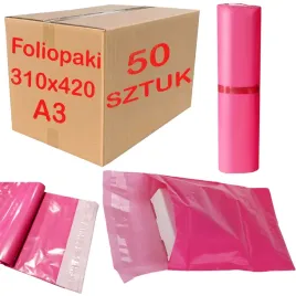 foliopaki-kurierskie-do-pakowania-420x310-mm-foliopak-a3-rozowe-50-szt