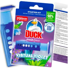 zelowy-krazek-6szt-toaleta-duck-fresh-virtual-violet-discs-aplikator-36ml