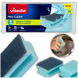 zmywak-kuchenny-vileda-profilowany-z-enzymami-pro-clean-superchlonny-3szt