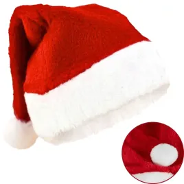 czapka-swietego-mikolaja-klasyczna-czerwona-pako-22556-z-bialym-brzegiem