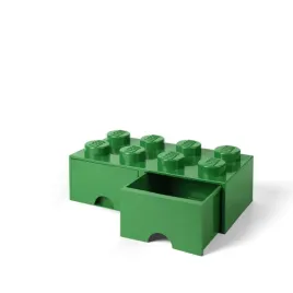 pojemnik-lego-klocek-z-szufladami-osemka-w-zielonym-kolorze