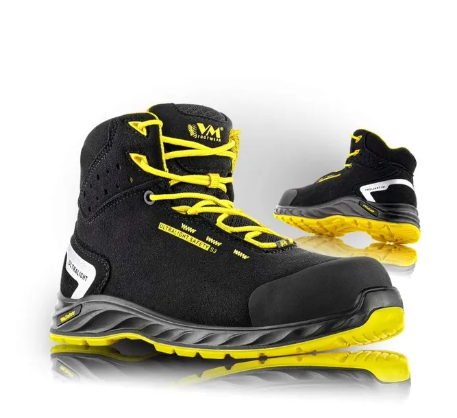 Obuwie robocze trzewiki BHP VM Footwear Wisconsin LEKKIE KOMFORTOWE S3 r 42