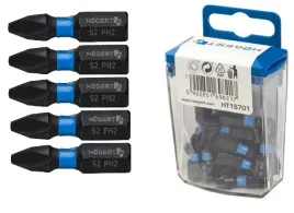 hogert-ht1s701-zestaw-bitow-udarowych-koncowek-wkretakowych-ph2-20szt-25mm