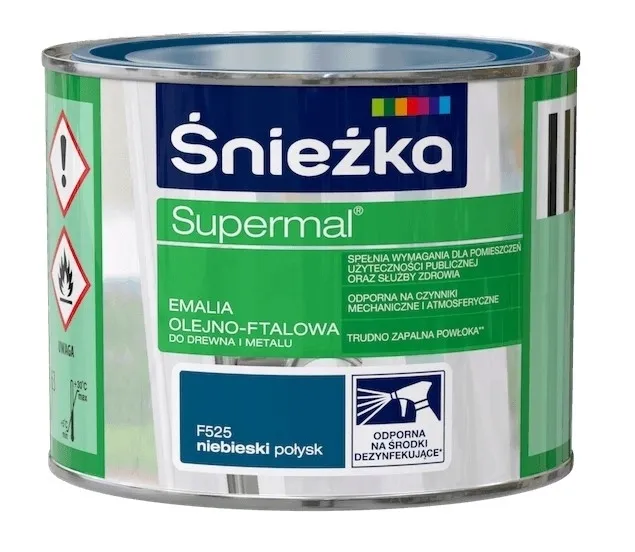 sniezka-supermal-niebieski-polysk-0-2l-stan-nowy