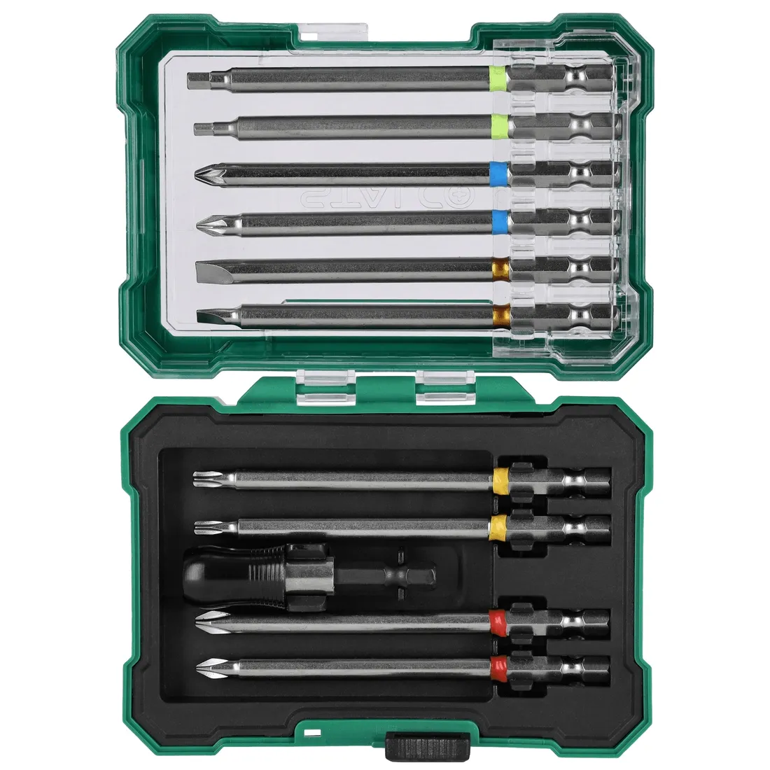 stalco-zestaw-bitow-100mm-z-adaptorem-11el-stan-nowy
