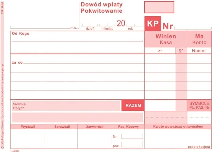 druk-dowod-wplaty-kp-401-5-a6