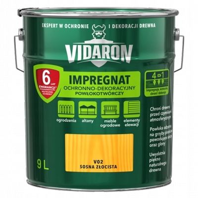 Vidaron Impregnat sosna złocista V02 9l