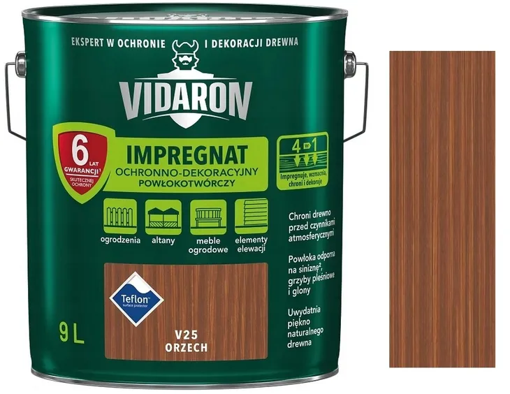 vidaron-impregnat-orzech-9l-v25-pojemnosc-9-l