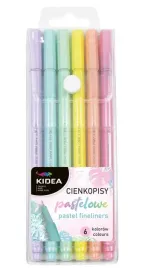 cienkopisy-pastelowe-w-etui-kidea-6-kolorow