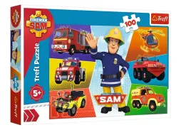 puzzle-100-pojazdy-strazaka-sama-trefl