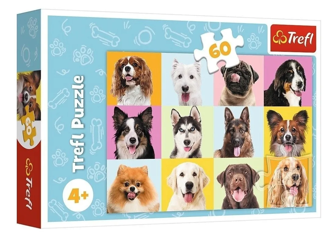 puzzle-60-slodkie-psiaki-psy-trefl