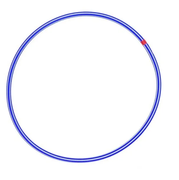 HULA HOP KOŁO GIMANSTYCZNE 75 CM