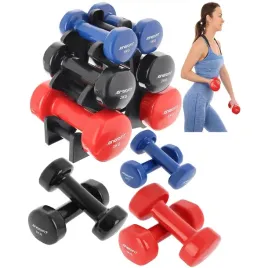 zestaw-hantli-12-kg-enero-hantelki-winylowe-do-cwiczen-1-2-3-kg-stojak