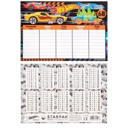 plan-lekcji-starpak-hot-wheels-plan-zajec-szkola