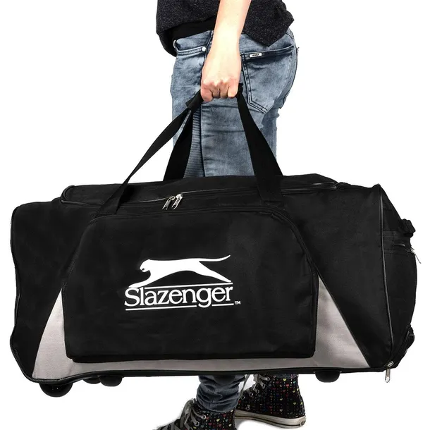 SLAZENGER TORBA PODRÓŻNA Z KÓŁKAMI TURYSTYCZNA TRENINGOWA SPORTOWA BAGAŻ