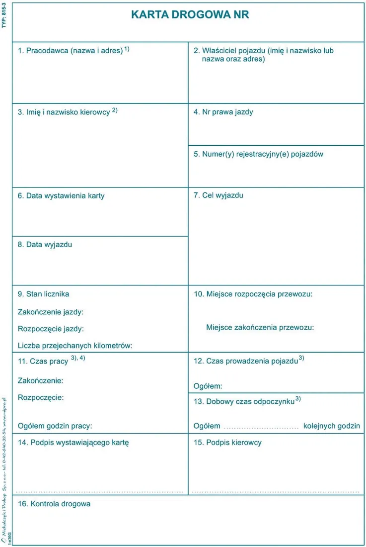 karta-drogowa-a5-80-kartek