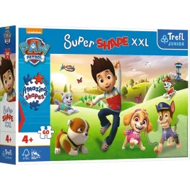 puzzle-60-el-super-shape-usmiechniete-pieski-trefl