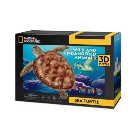 puzzle-3d-zolw-morski-31-elementow-national-geographic