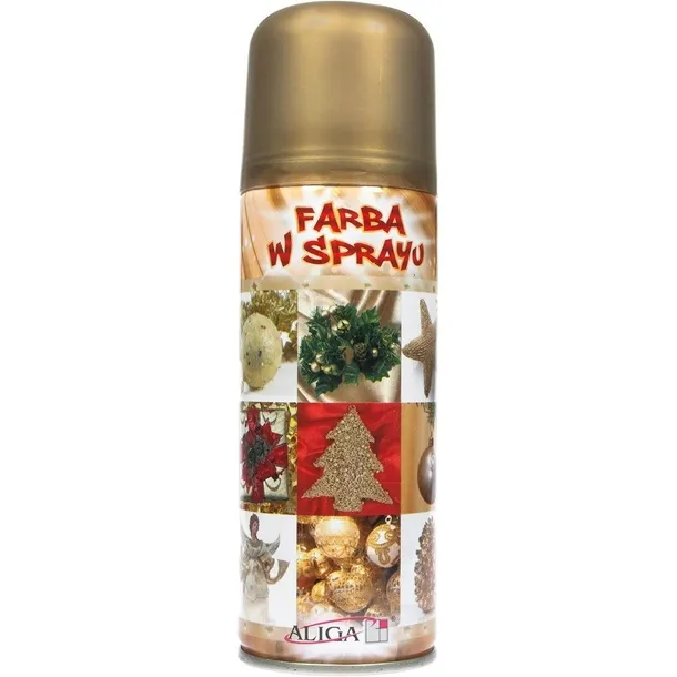 FARBA W SPRAYU ALIGA FS-100 ZŁOTA 250 ML