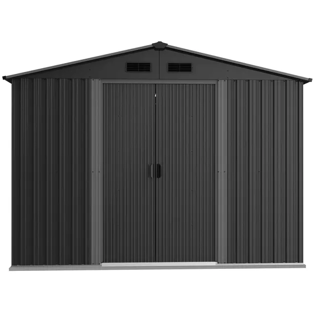 Domek Ogrodowy Metalowy Narzędziowy Szopa na Narzędzia Schowek 259x257cm