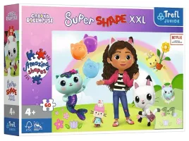 puzzle-60-xxl-weseli-przyjaciele-gabi-koci-domek