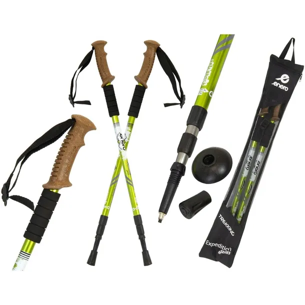 KIJKI do CHODZENIA TREKKINGOWE NORDIC WALKING ENERO EXPEDITION REGULOWANE