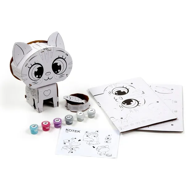 malowanie-po-numerkach-figurka-3d-kotek-marka-kidea