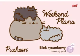 blok-rysunkowy-a4-20-kartek-bialy-kot-pusheen