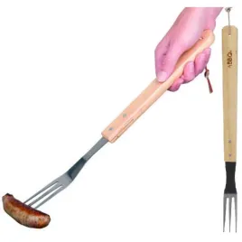 widelec-do-grilla-kuchenny-uniwersalny-stalowy-raczka-drewno-45cm-grill-bbq