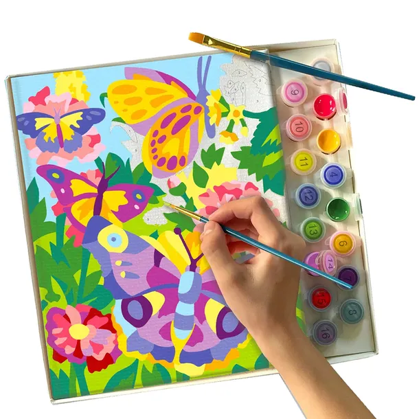 malowanie-po-numerach-motyle-temat-zwierzeta