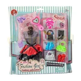 sukienka-ubrania-z-akcesoriami-dla-lalek