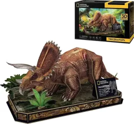 puzzle-ukladanka-3d-cubic-fun-national-geographic-triceratops-44-elementy
