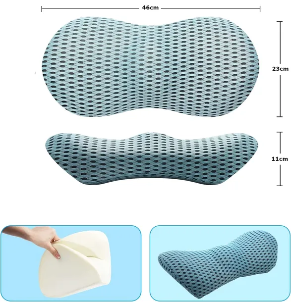 poduszka-ortopedyczna-ledzwiowa-do-spania-samochodu-na-fotel-pianka-memory-dlugosc-46-cm
