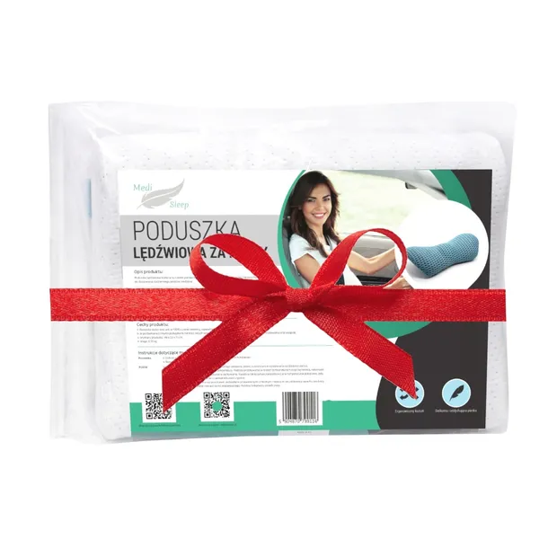 poduszka-ortopedyczna-ledzwiowa-do-spania-samochodu-na-fotel-pianka-memory-stan-nowy-dlugosc-46-cm