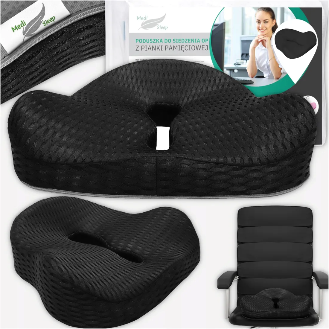 poduszkai-ortopedyczne-ledzwiowa-do-siedzenia-samochodu-na-fotel-pianka