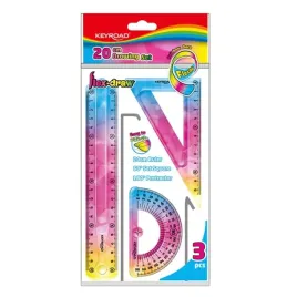 zestaw-geometryczny-keyroad-rainbow-teczowy-20-cm-rozne-kolory