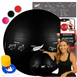 pilka-rehabilitacyjna-gimnastyczna-do-cwiczen-trening-fitness-z-pompka-65cm